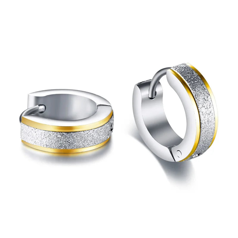 Plain/Wide Huggie Hoops (Unisex)