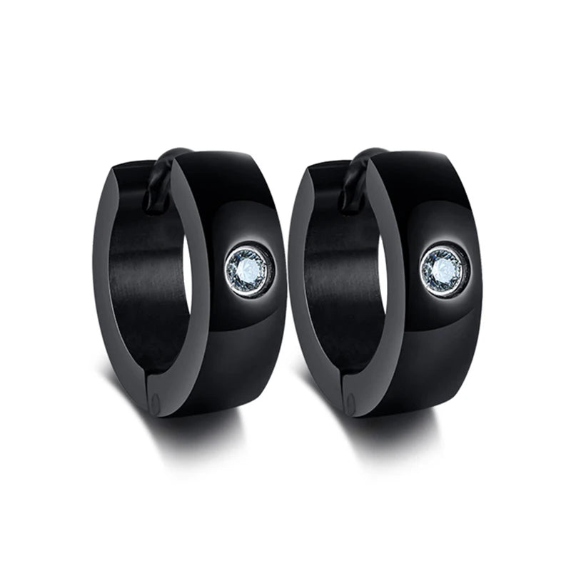 Plain/Wide Huggie Hoops (Unisex)