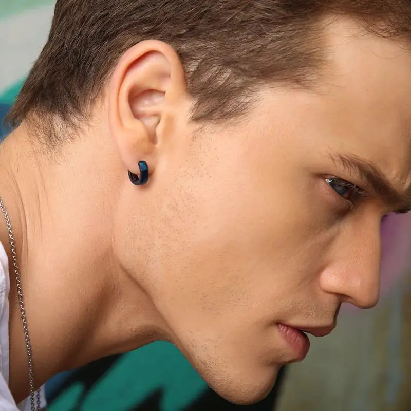 Plain/Wide Huggie Hoops (Unisex)