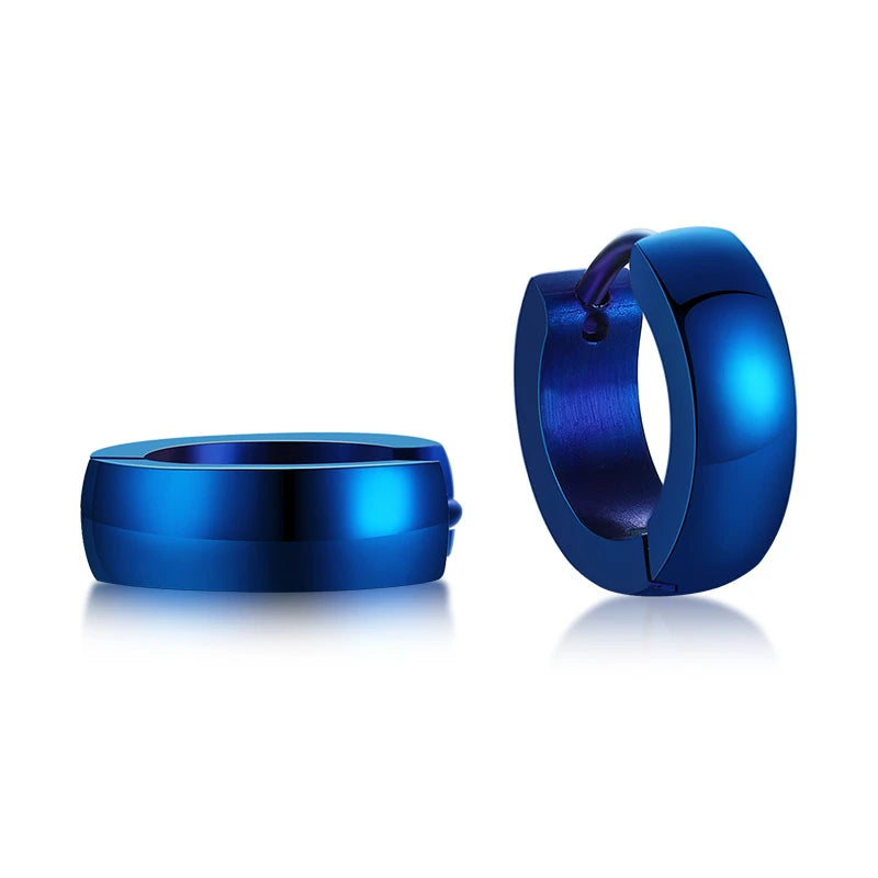 Plain/Wide Huggie Hoops (Unisex)