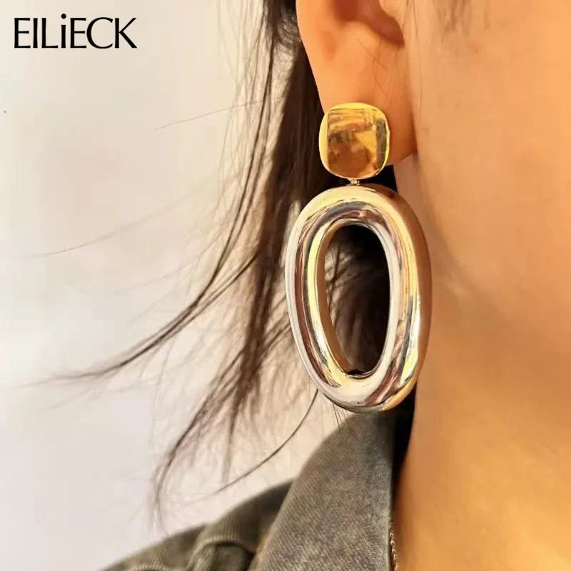 The Soho Mixed-Metal Sculptural Earrings