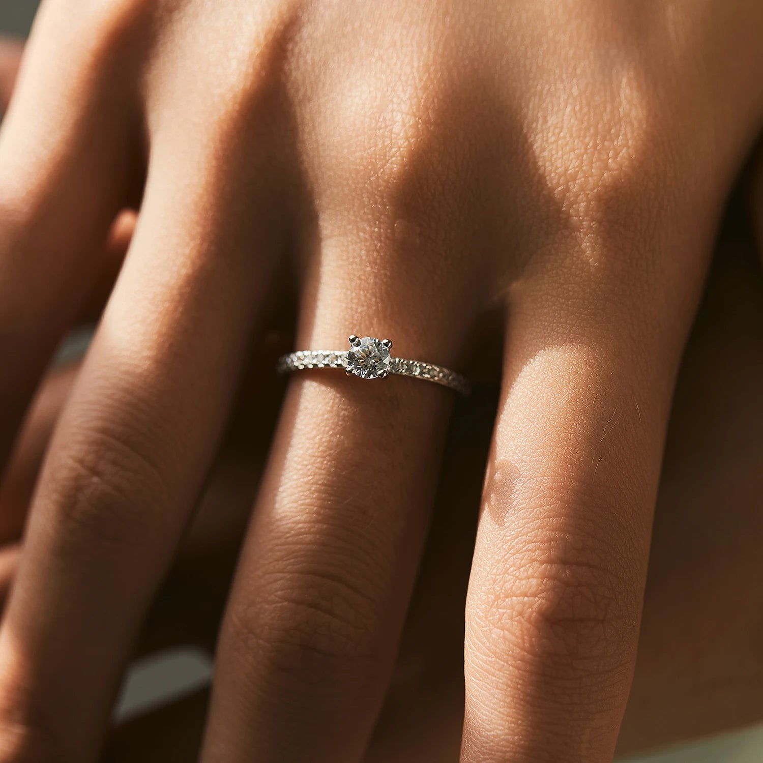 The "Luna" Silver Promise Ring