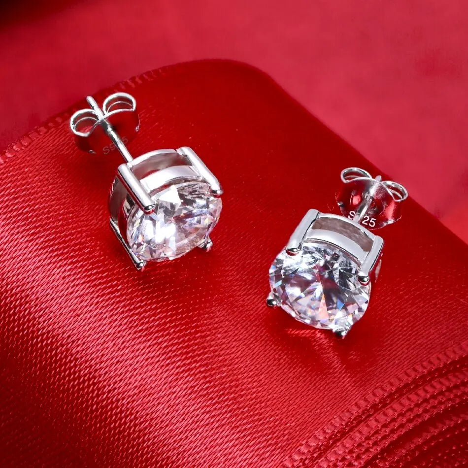 The Royal Diamond-Look Studs