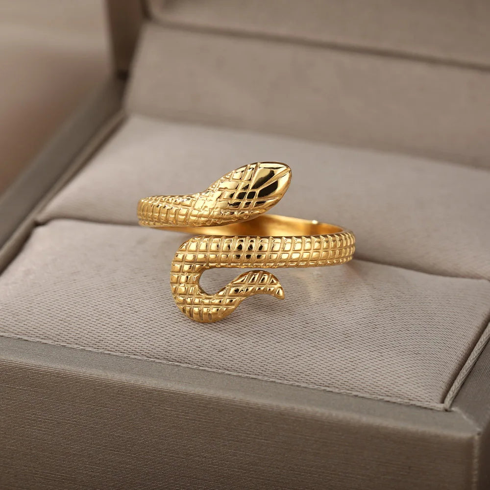 The "Serpentine" Gold Wrap Collection