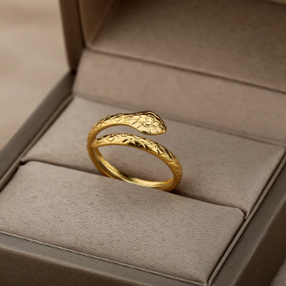 The "Serpentine" Gold Wrap Collection
