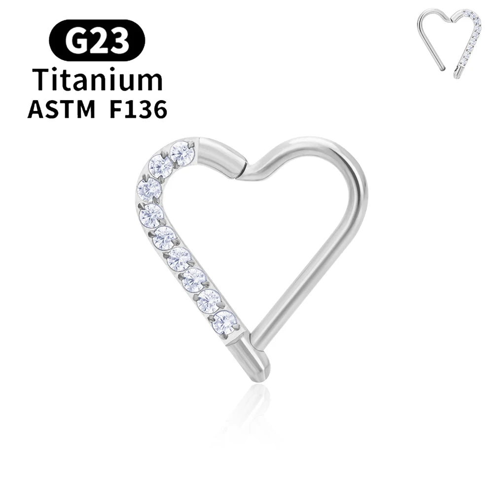 Elegant nose piercer Titanium