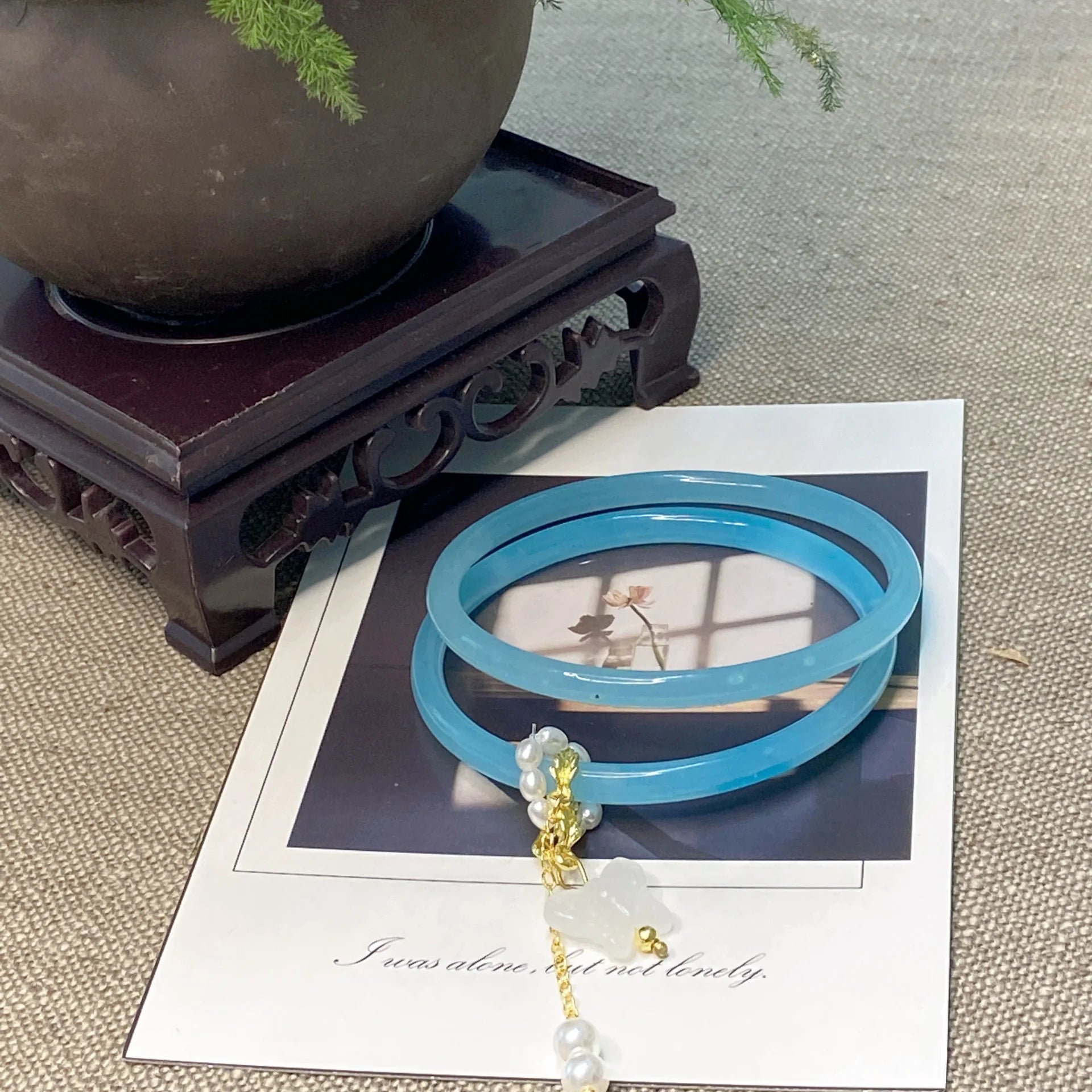 The "Eden" Jade & Butterfly Duo