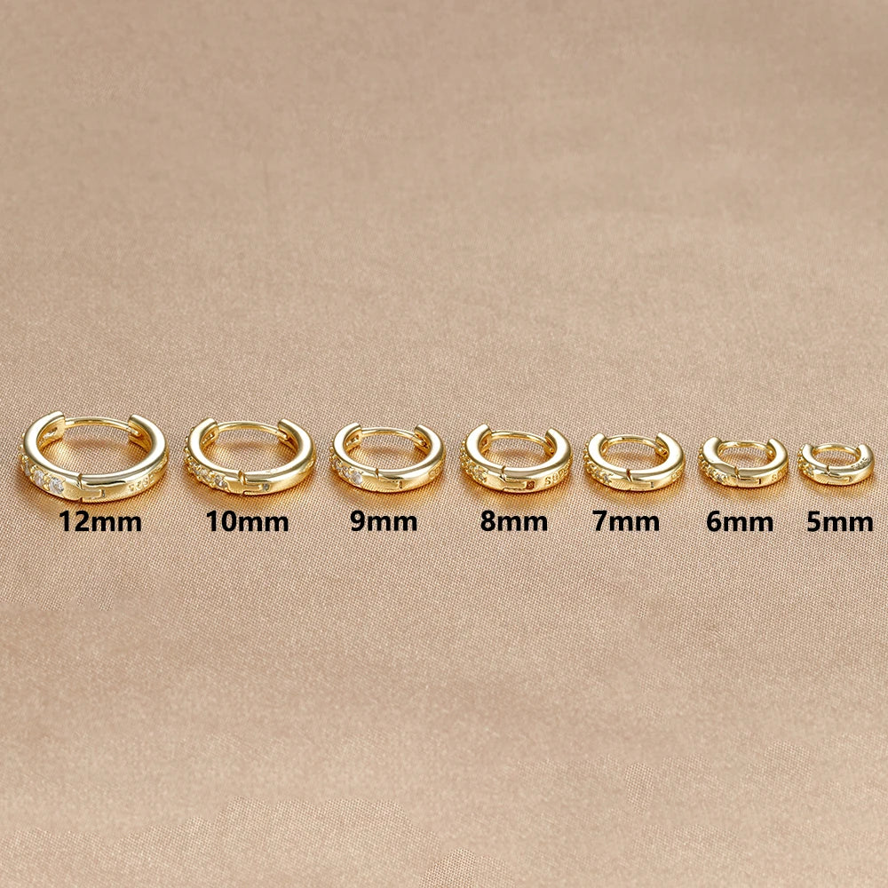 The Kensington Crystal Hoop Collection