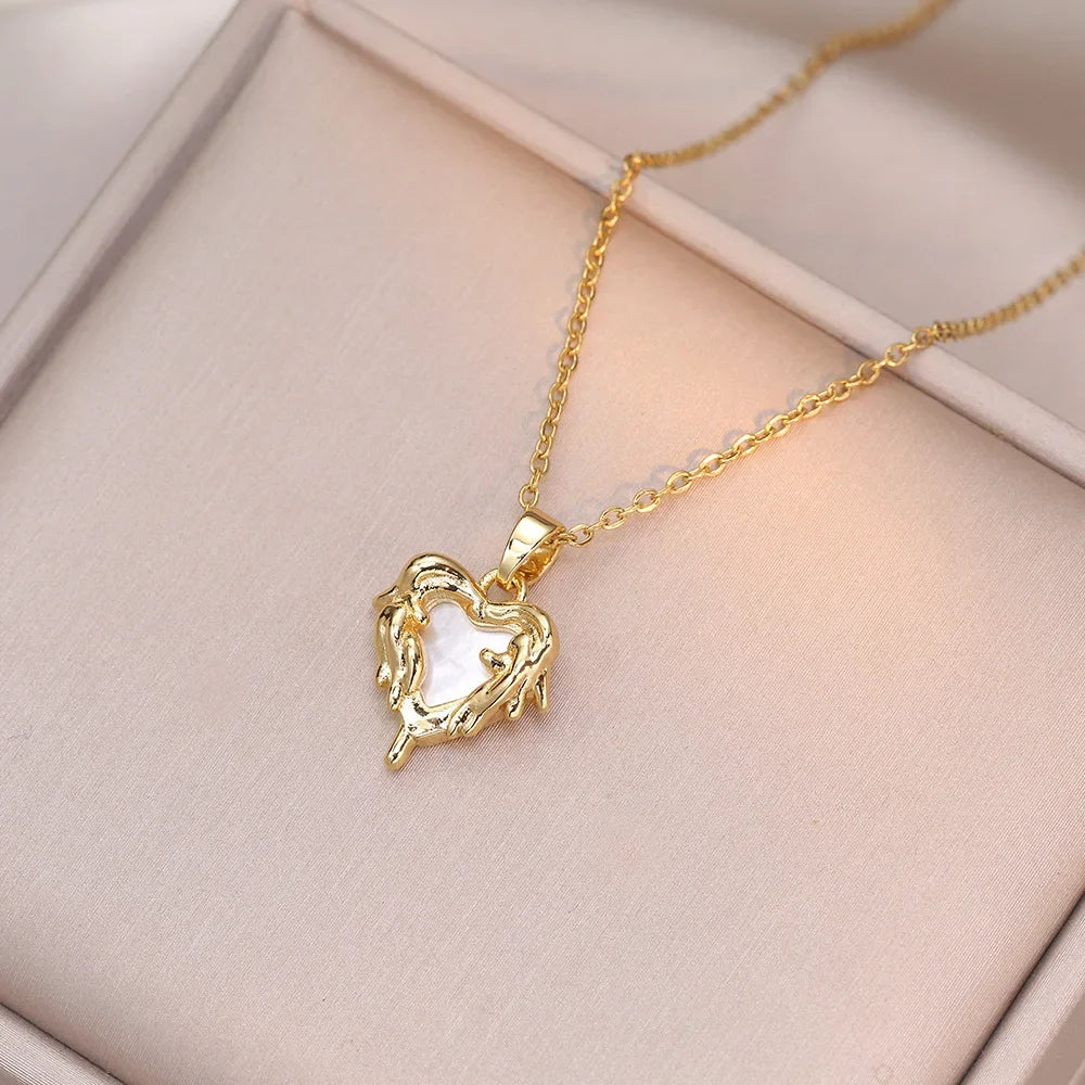 The Hidden Pearl Heart Locket