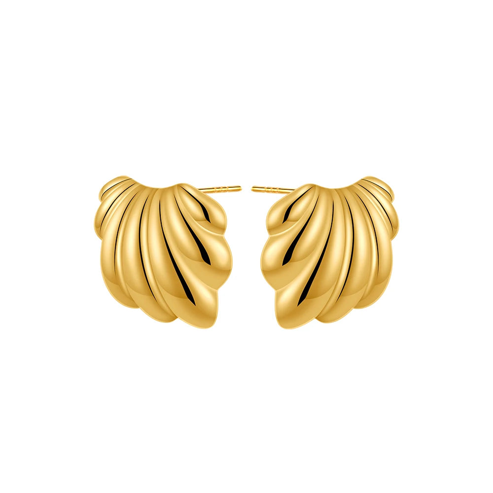 The Kensington Triple-Row Gold Hoops