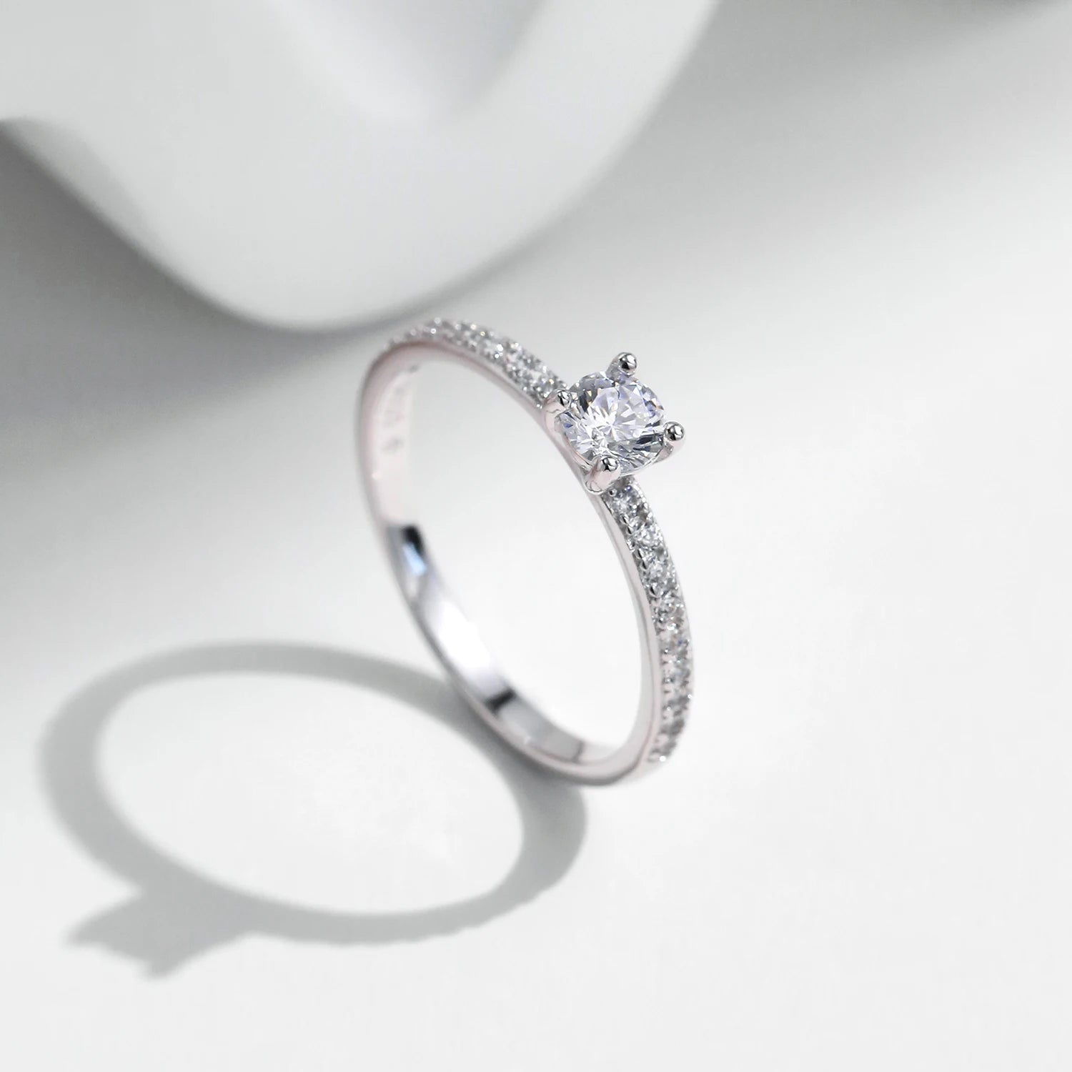 The "Luna" Silver Promise Ring