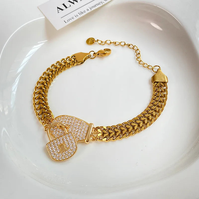 The "Mayfair" Statement Gold Duo