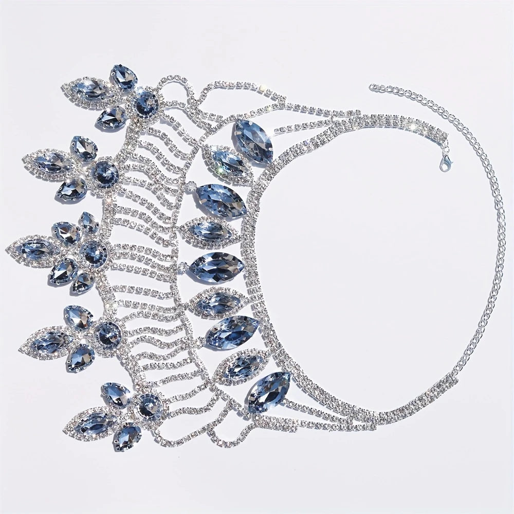 The Royal Cascade Crystal Statement Necklace
