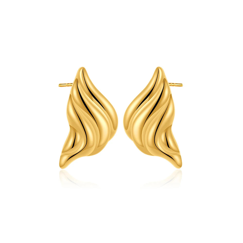 The Kensington Triple-Row Gold Hoops