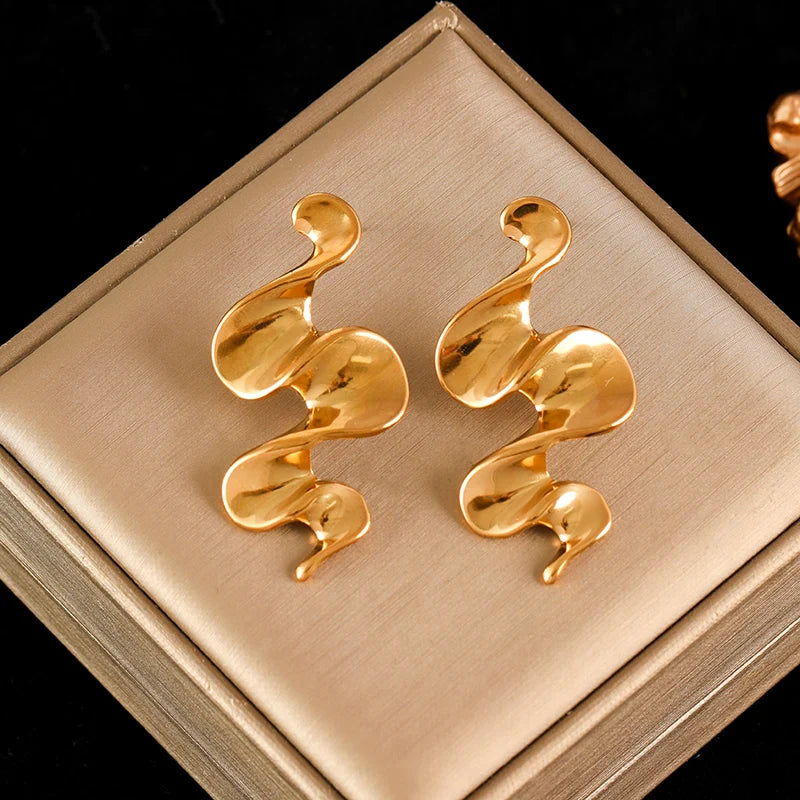 The Soho Mixed-Metal Sculptural Earrings