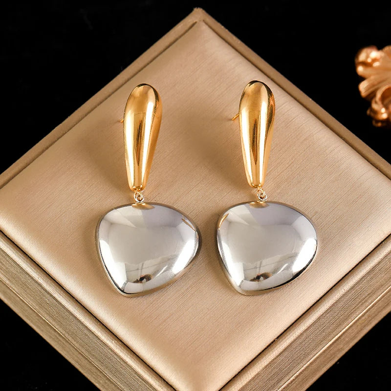 The Soho Mixed-Metal Sculptural Earrings