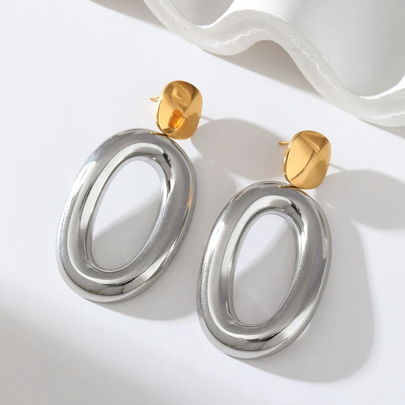 The Soho Mixed-Metal Sculptural Earrings