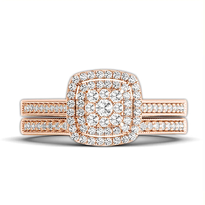 The "Royal Rose" Eternity Stack