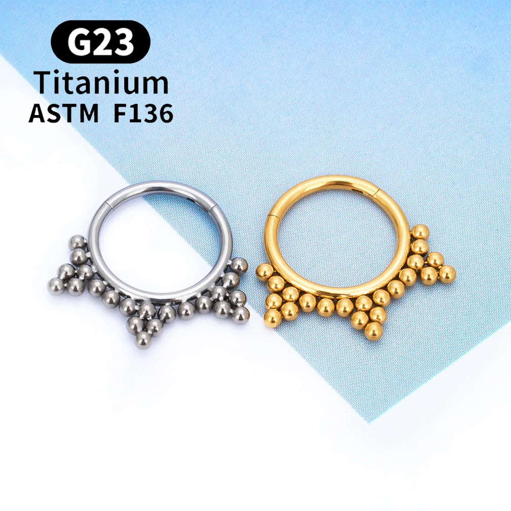 Elegant nose piercer Titanium