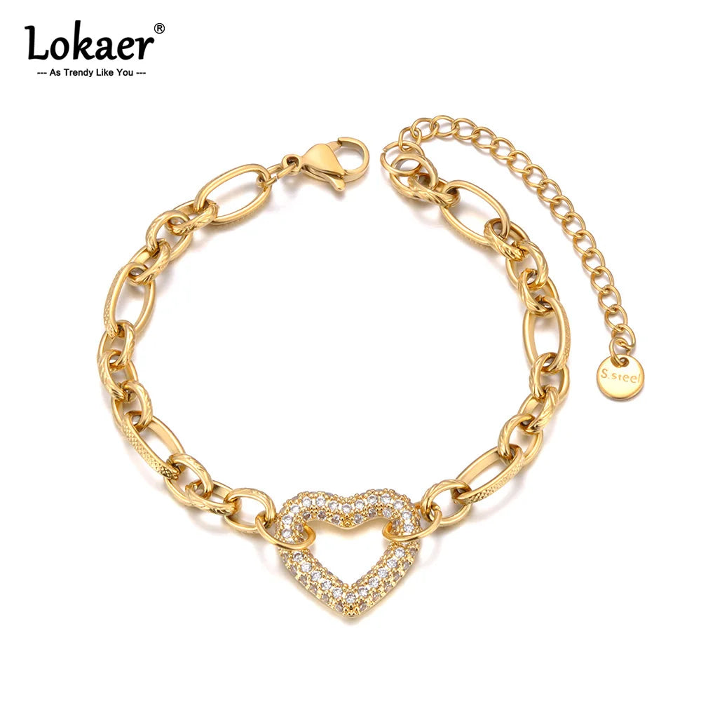 The "Kensington" Heart Chain