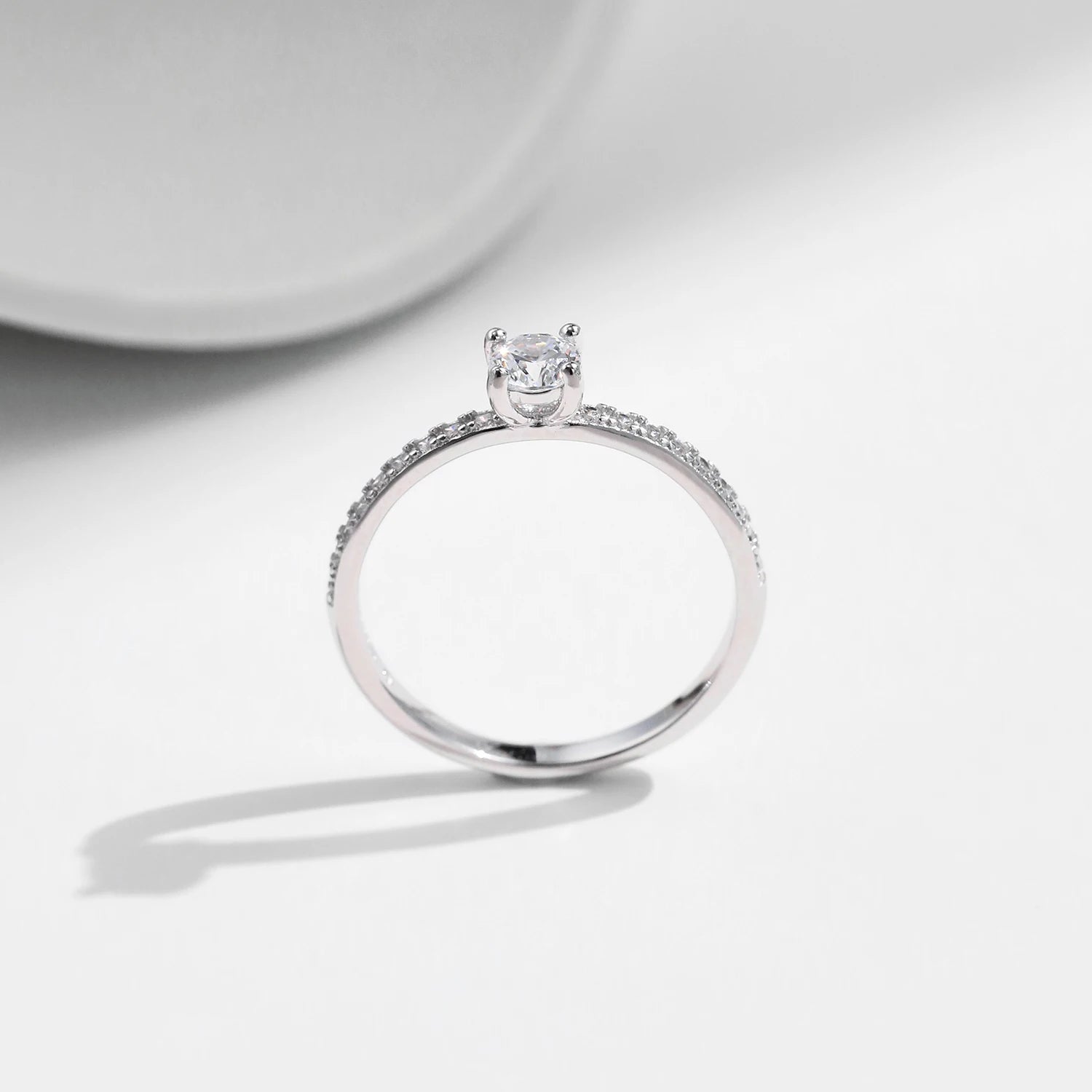 The "Luna" Silver Promise Ring