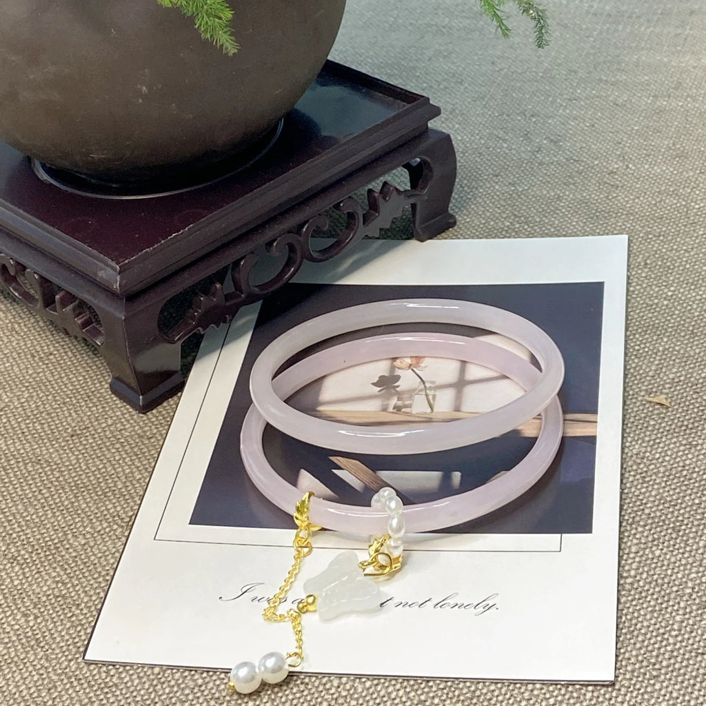 The "Eden" Jade & Butterfly Duo