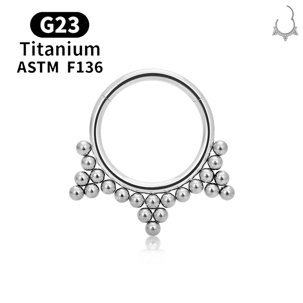 Elegant nose piercer Titanium