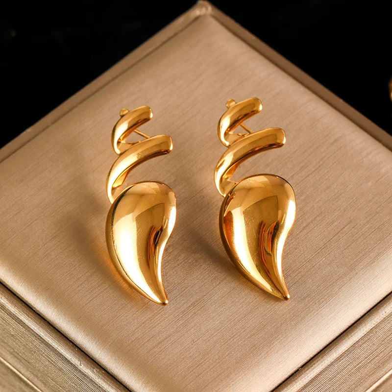 The Soho Mixed-Metal Sculptural Earrings
