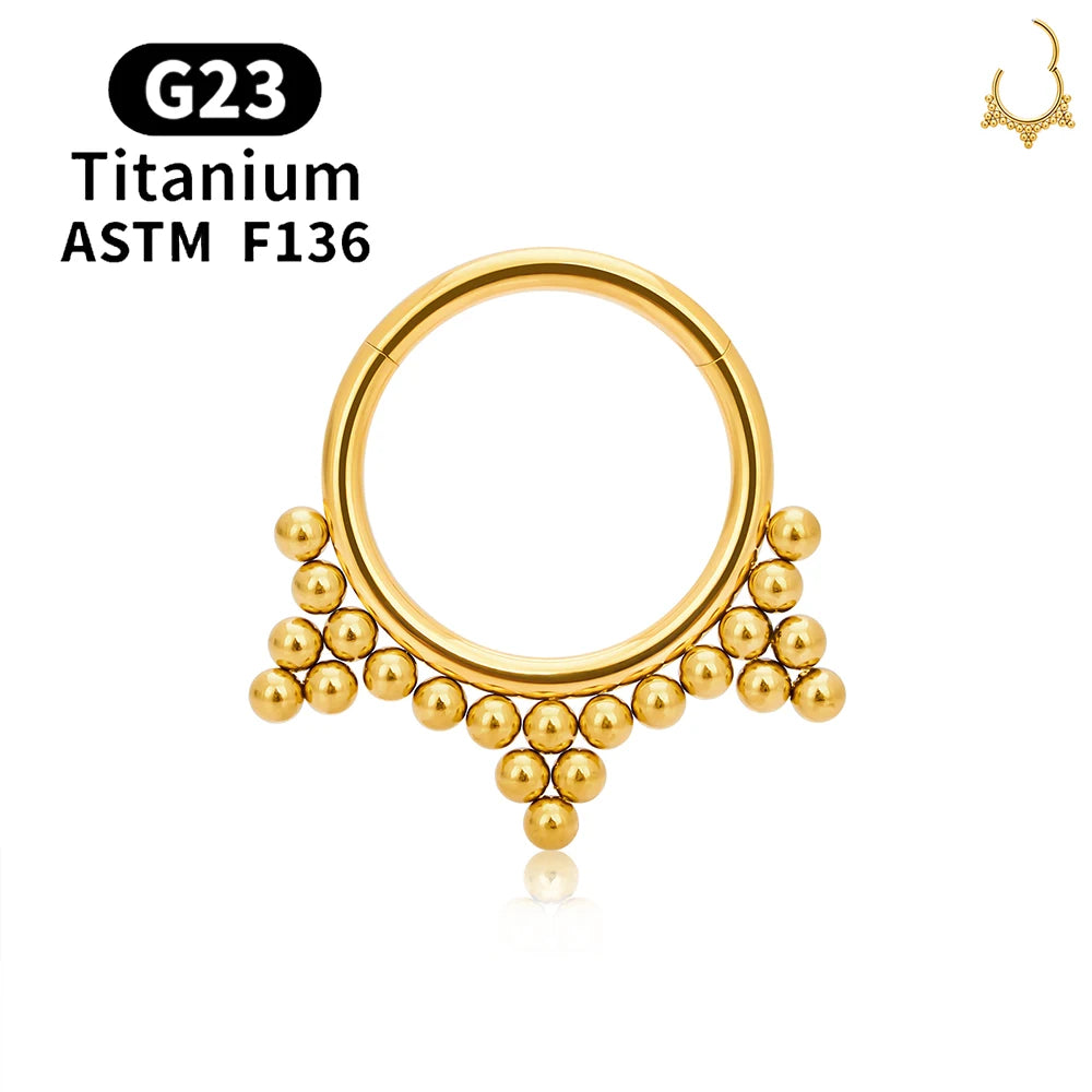 Elegant nose piercer Titanium