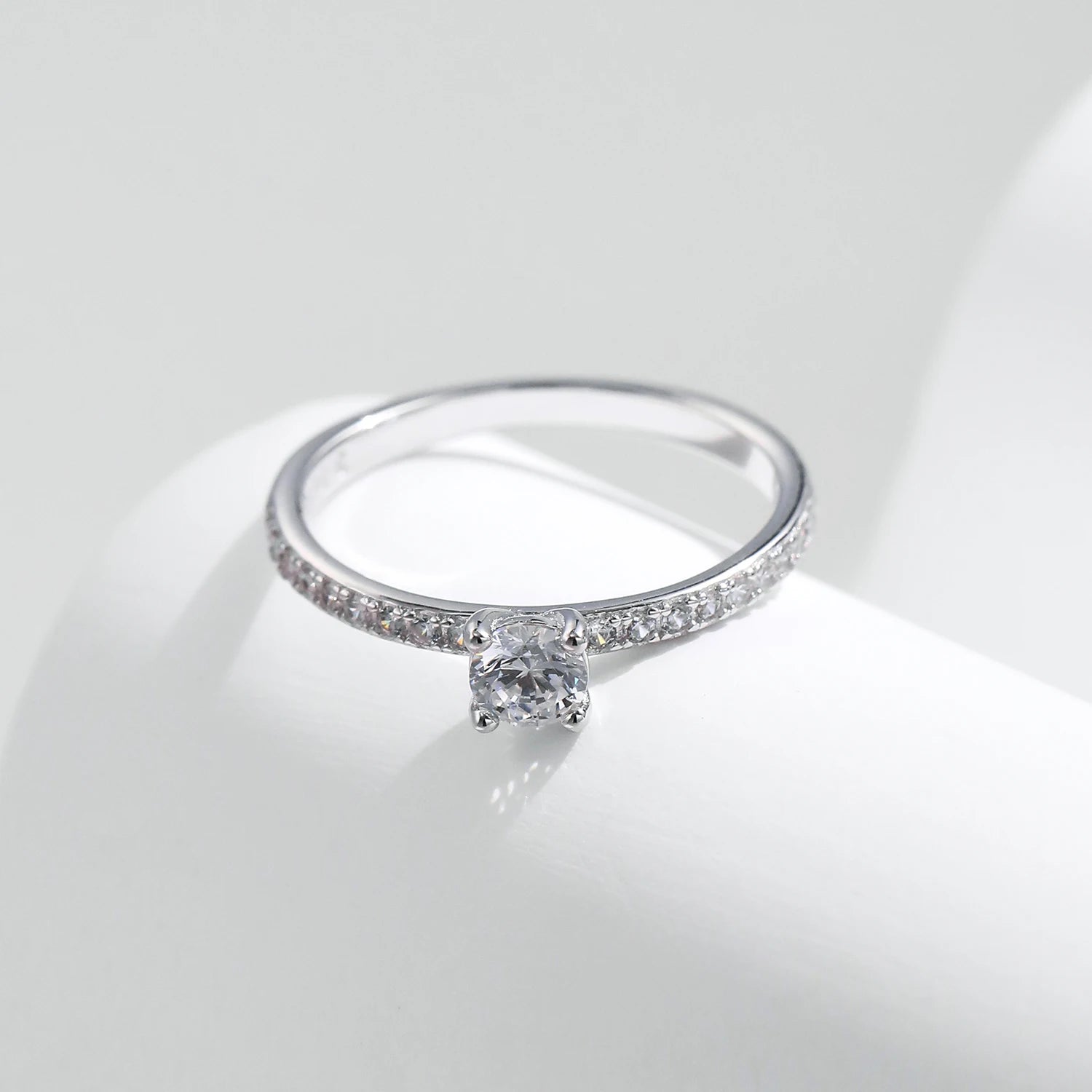 The "Luna" Silver Promise Ring