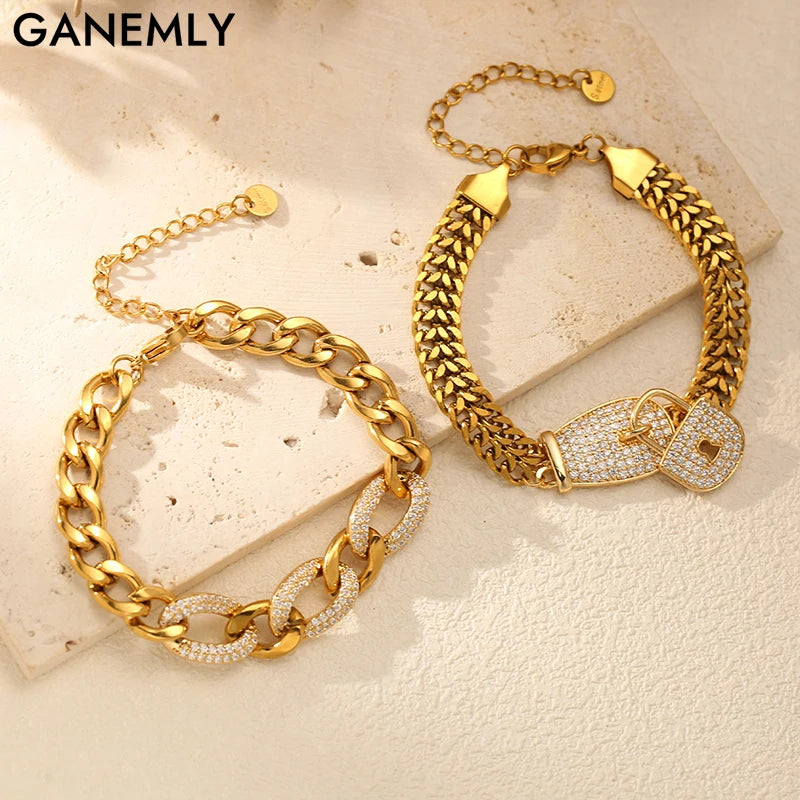 The "Mayfair" Statement Gold Duo