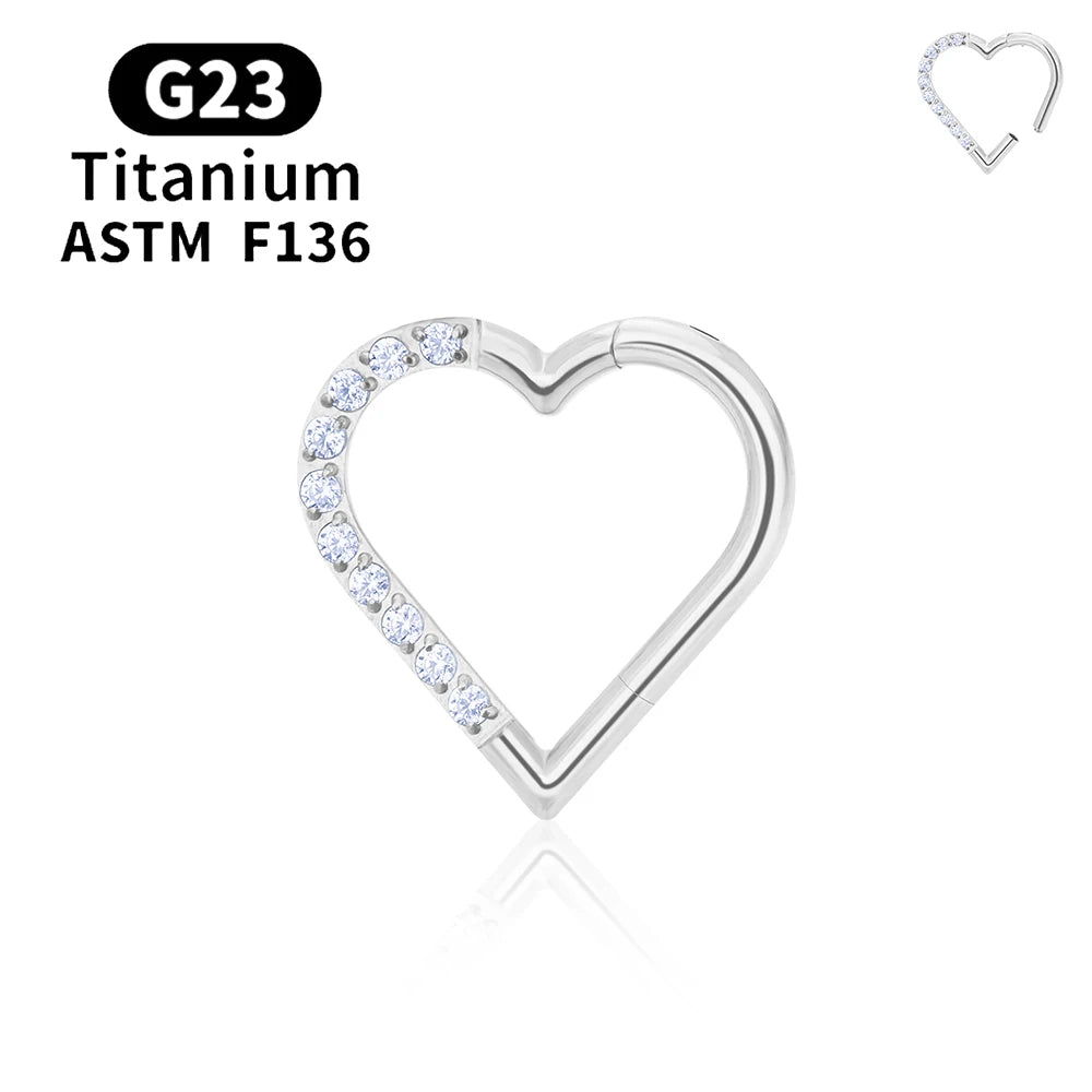 Elegant nose piercer Titanium