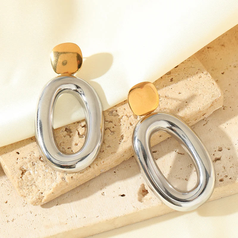 The Soho Mixed-Metal Sculptural Earrings
