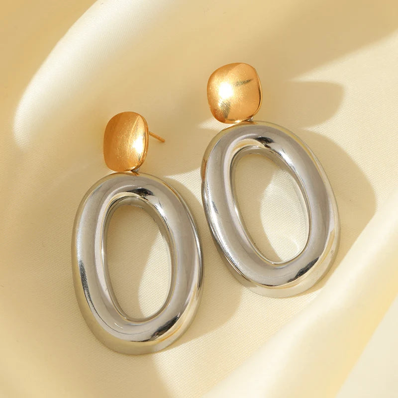 The Soho Mixed-Metal Sculptural Earrings