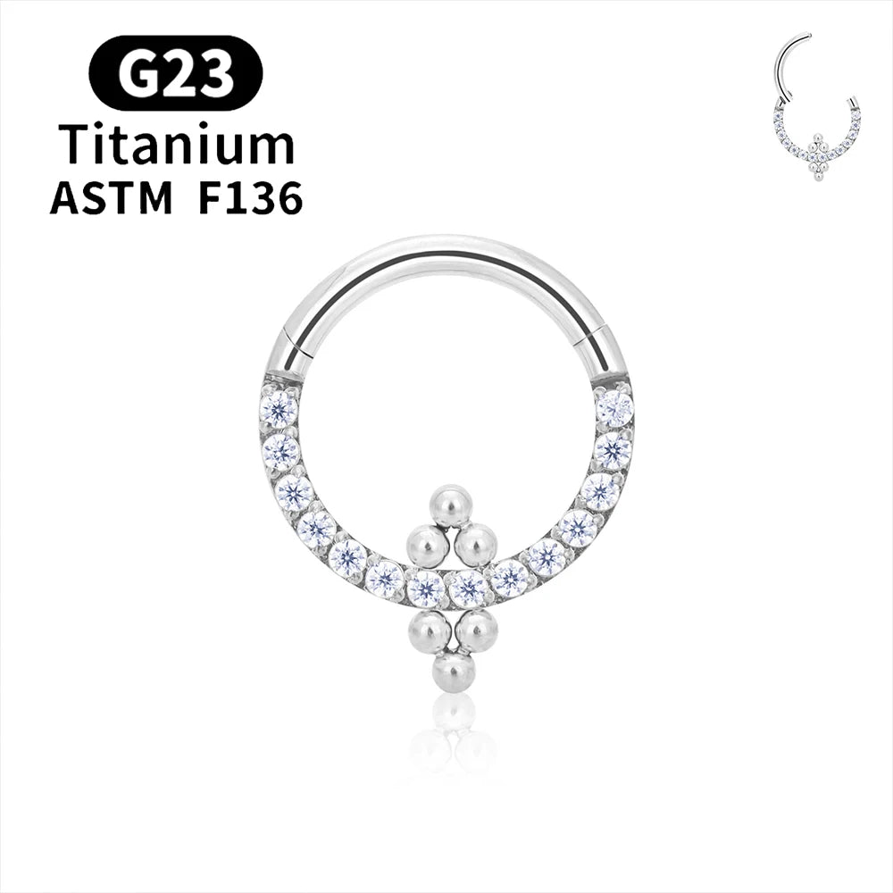Elegant nose piercer Titanium
