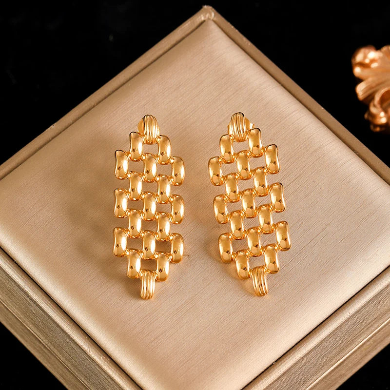 The Soho Mixed-Metal Sculptural Earrings
