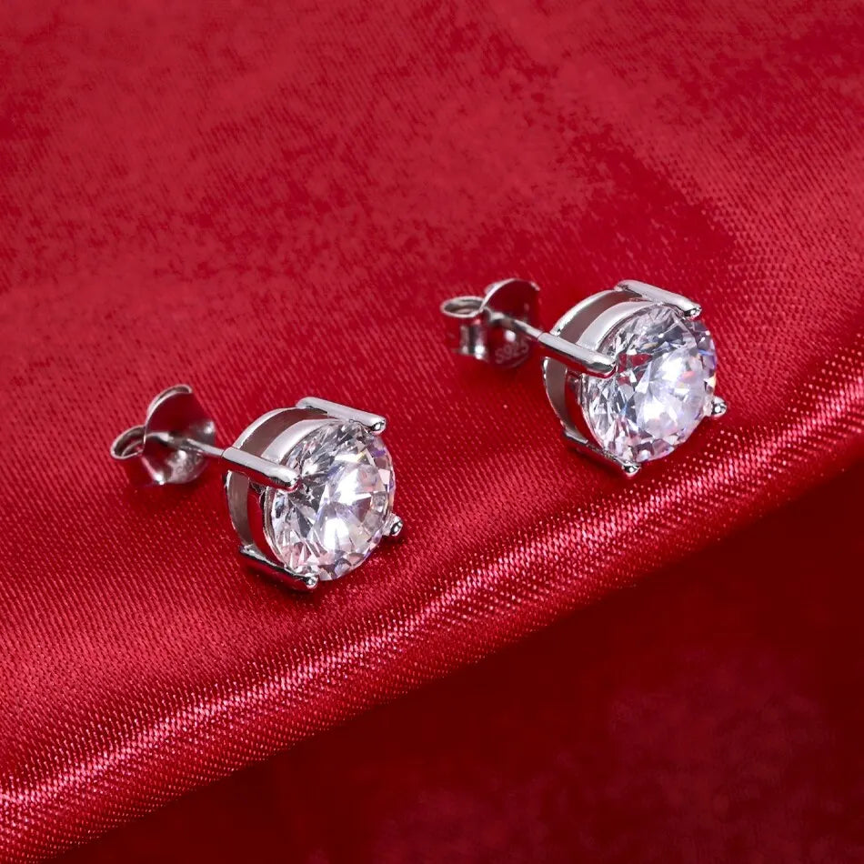 The Royal Diamond-Look Studs