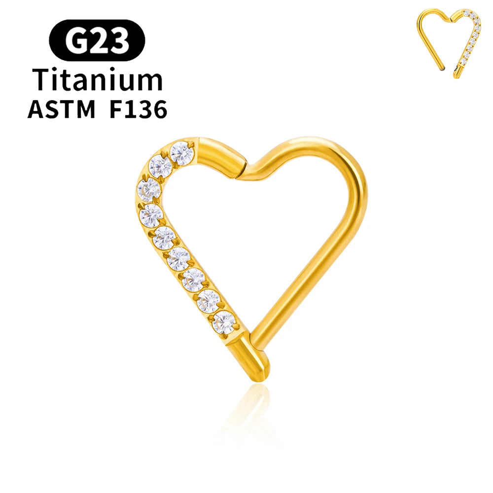 Elegant nose piercer Titanium