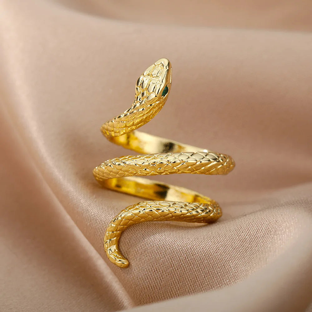 The "Serpentine" Gold Wrap Collection
