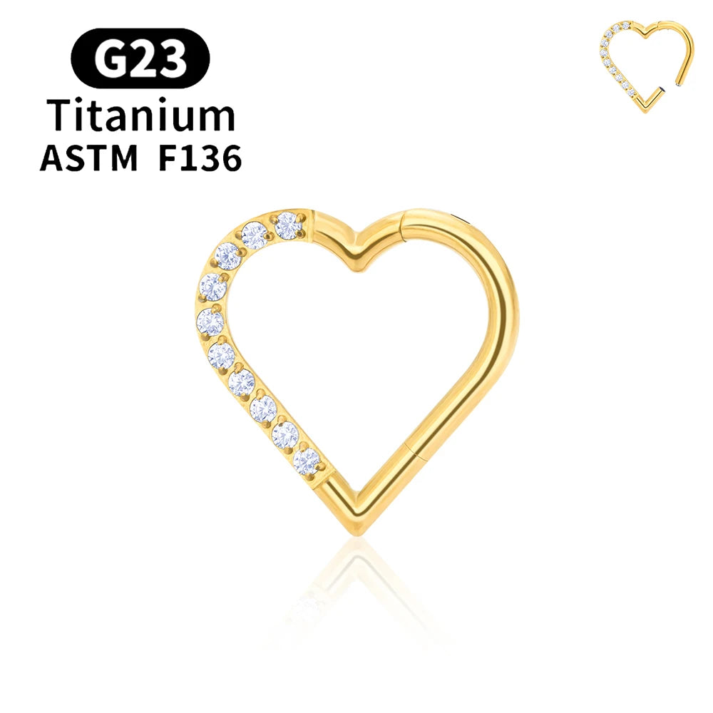 Elegant nose piercer Titanium